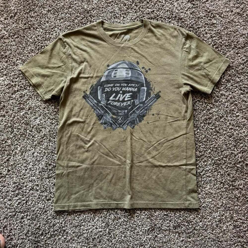 Level Up Ranger Starship Troopers Come On You Apes Graphic Tee - Picture 5 of 8